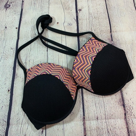 NWOT Shade & Shore Push-up Padded Bikini Top - Picture 2 of 15